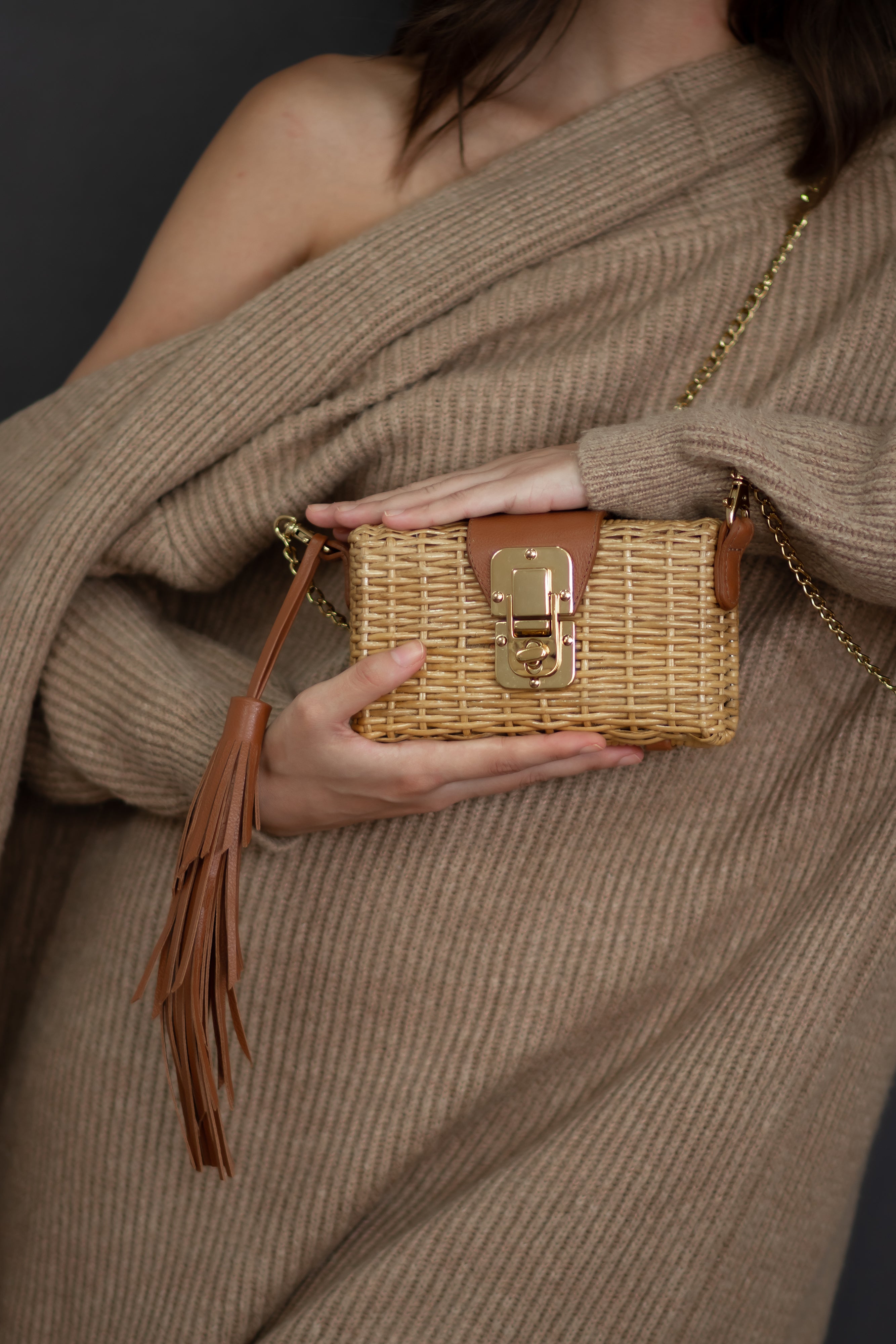 Clutch Alice Camel