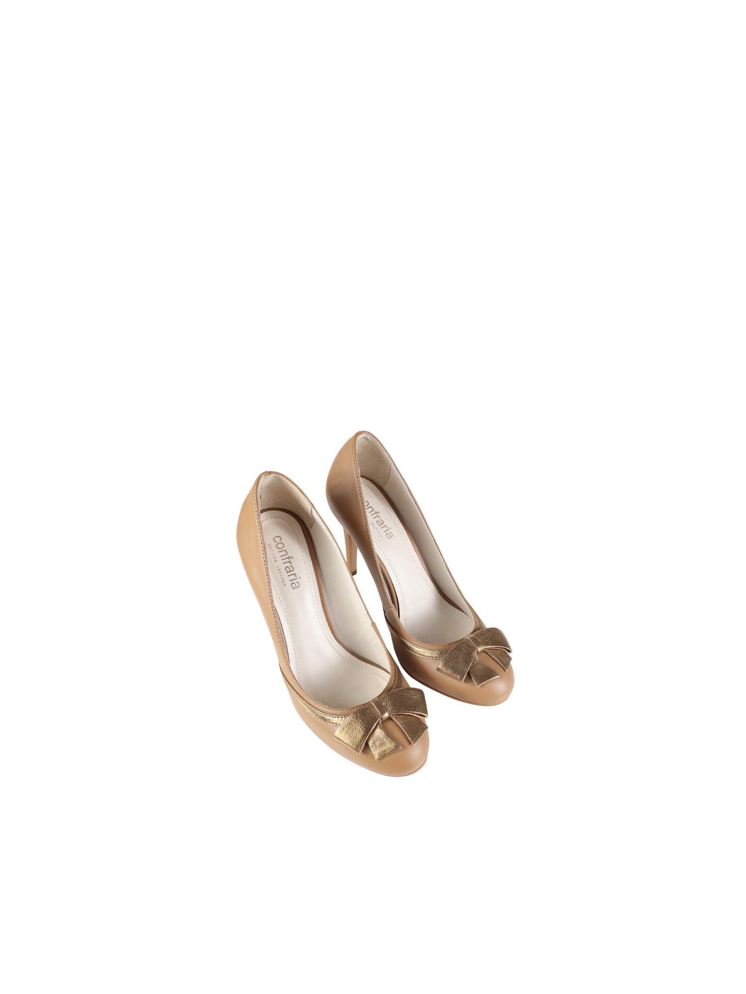 Scarpin Laço Charlotte Gold