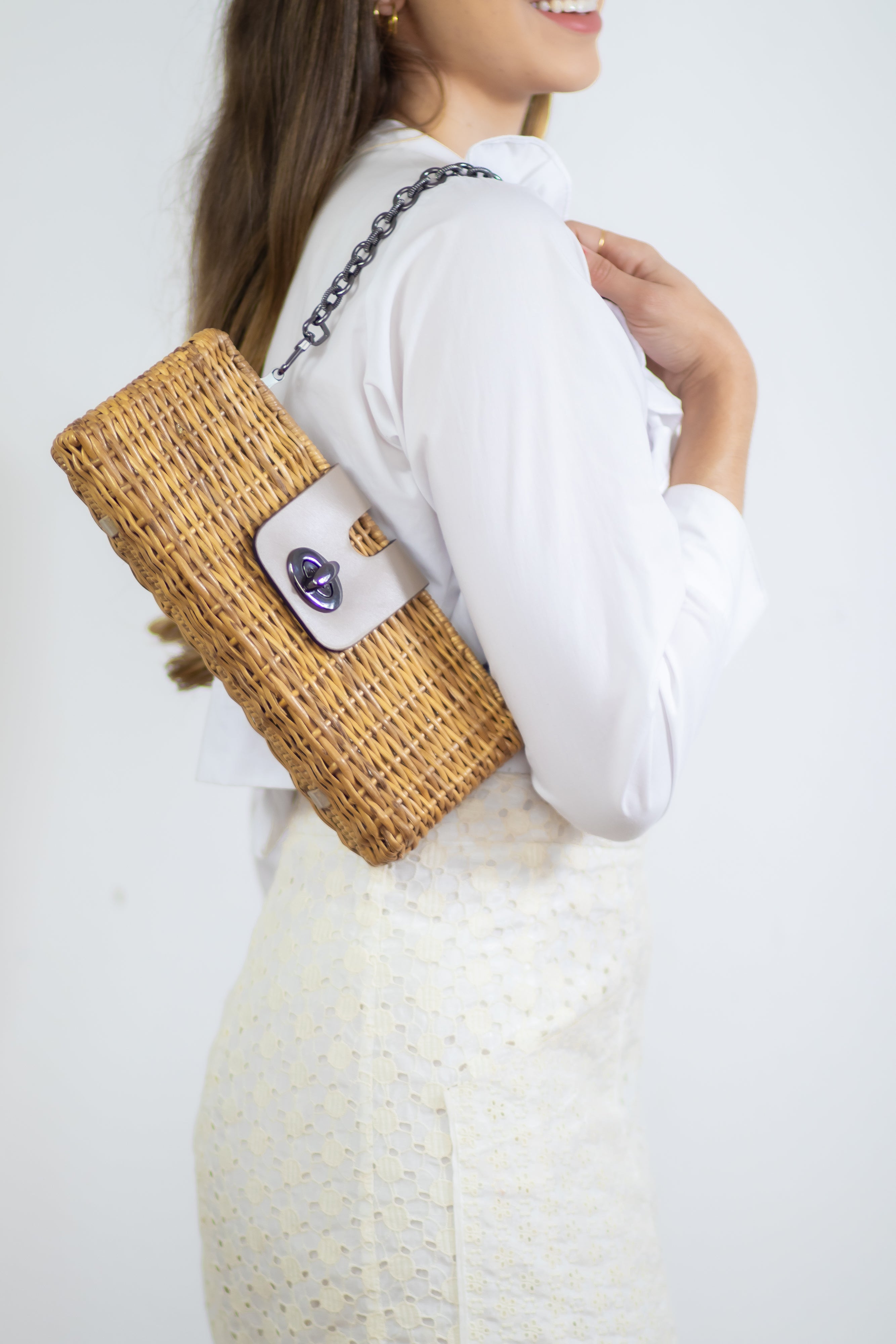 Clutch Alessia Off White