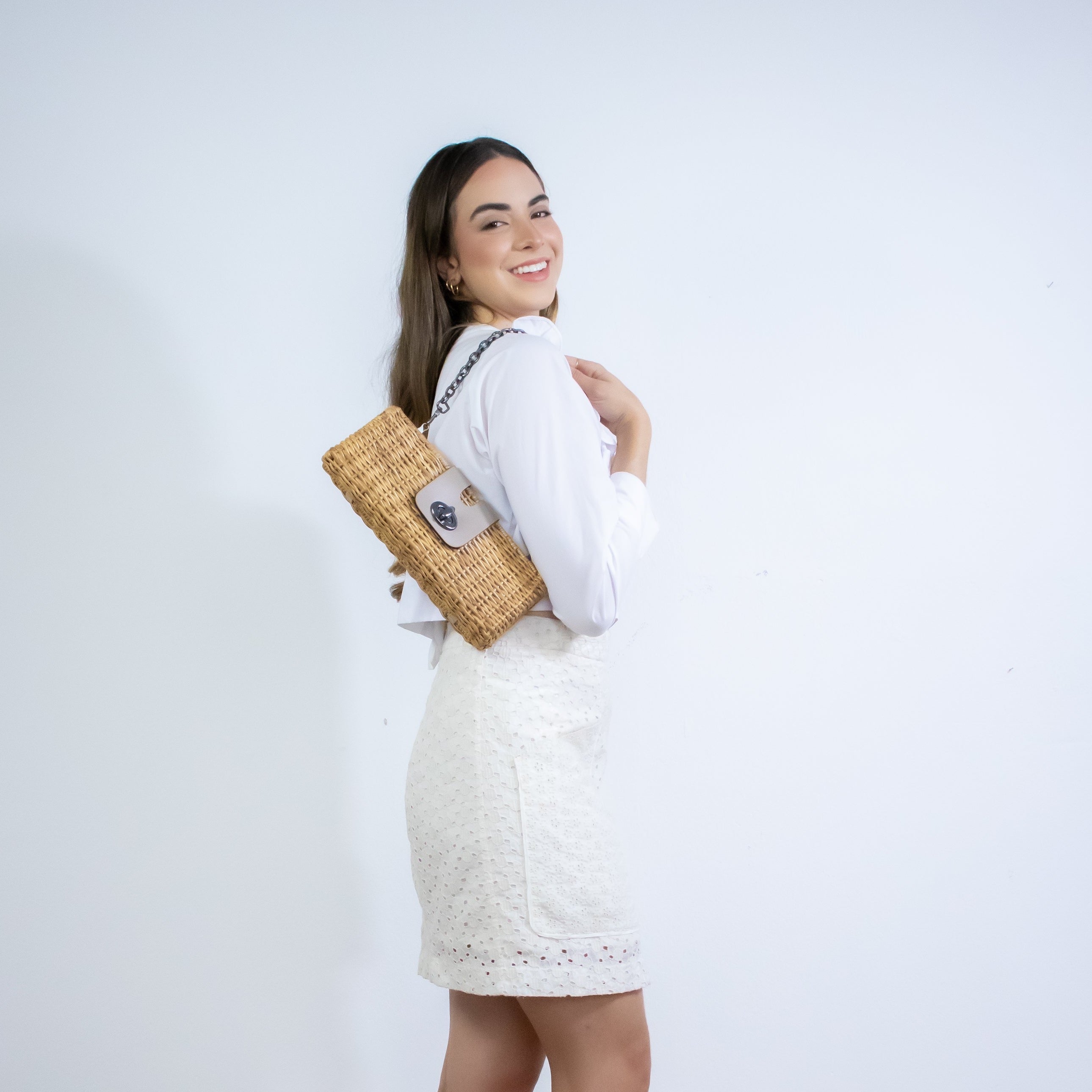 Clutch Alessia Off White