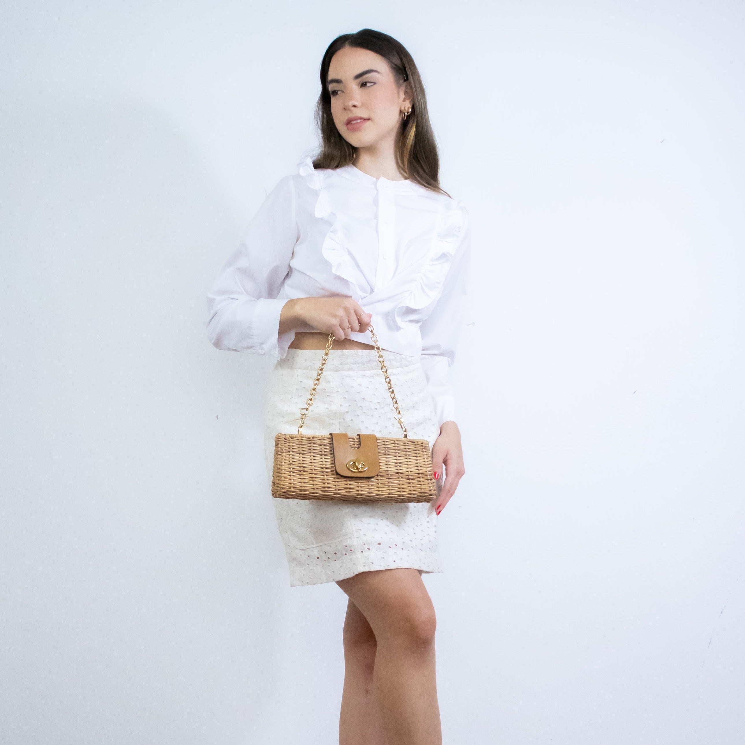 Bolsa Alessia Camel