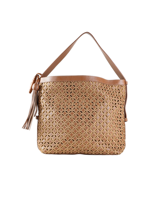 Bolsa Broderie Camel