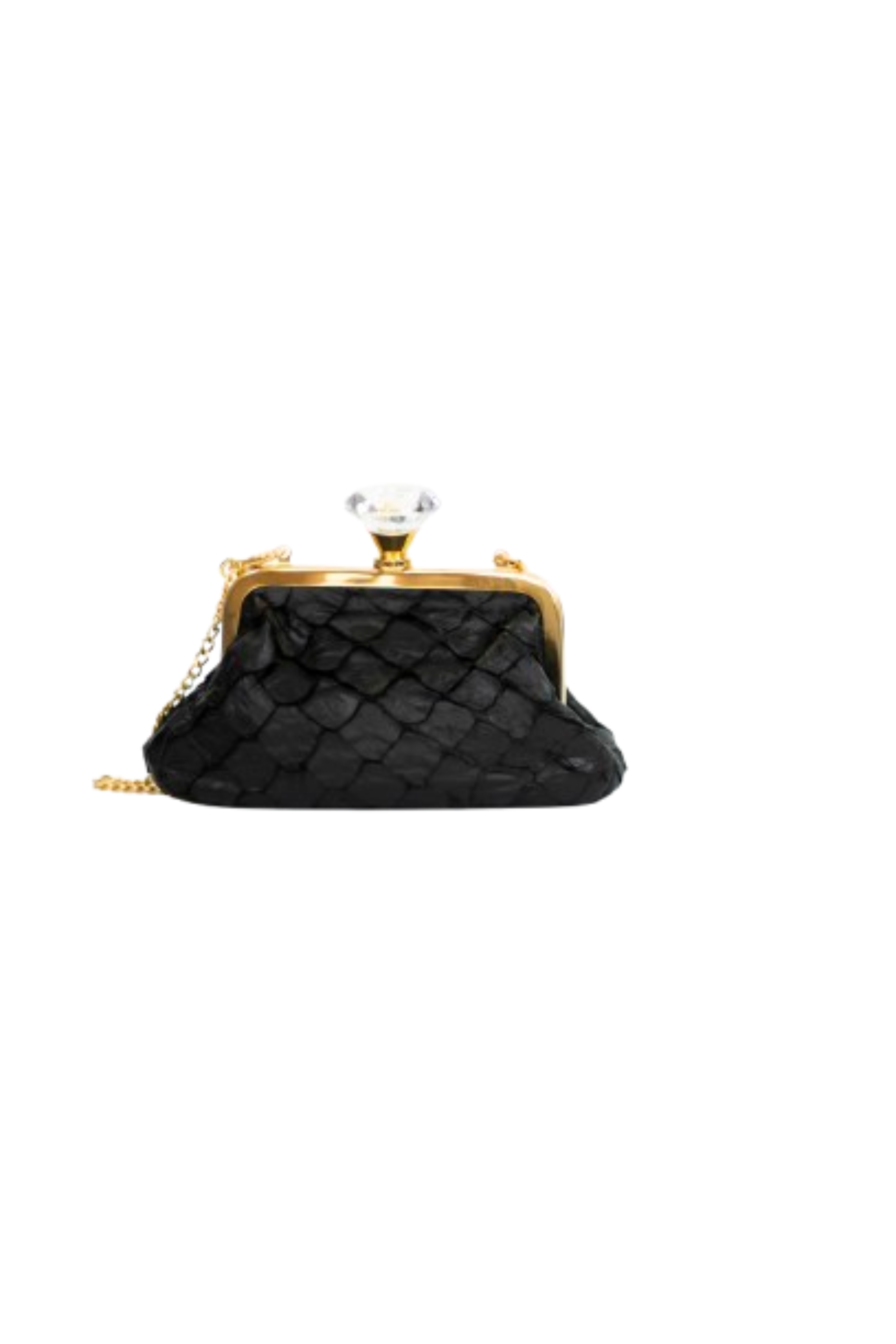 Clutch Noir Pirarucu Preto
