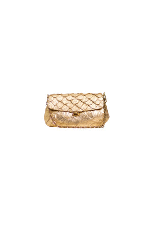 Bolsa Celine Pirarucu Ouro