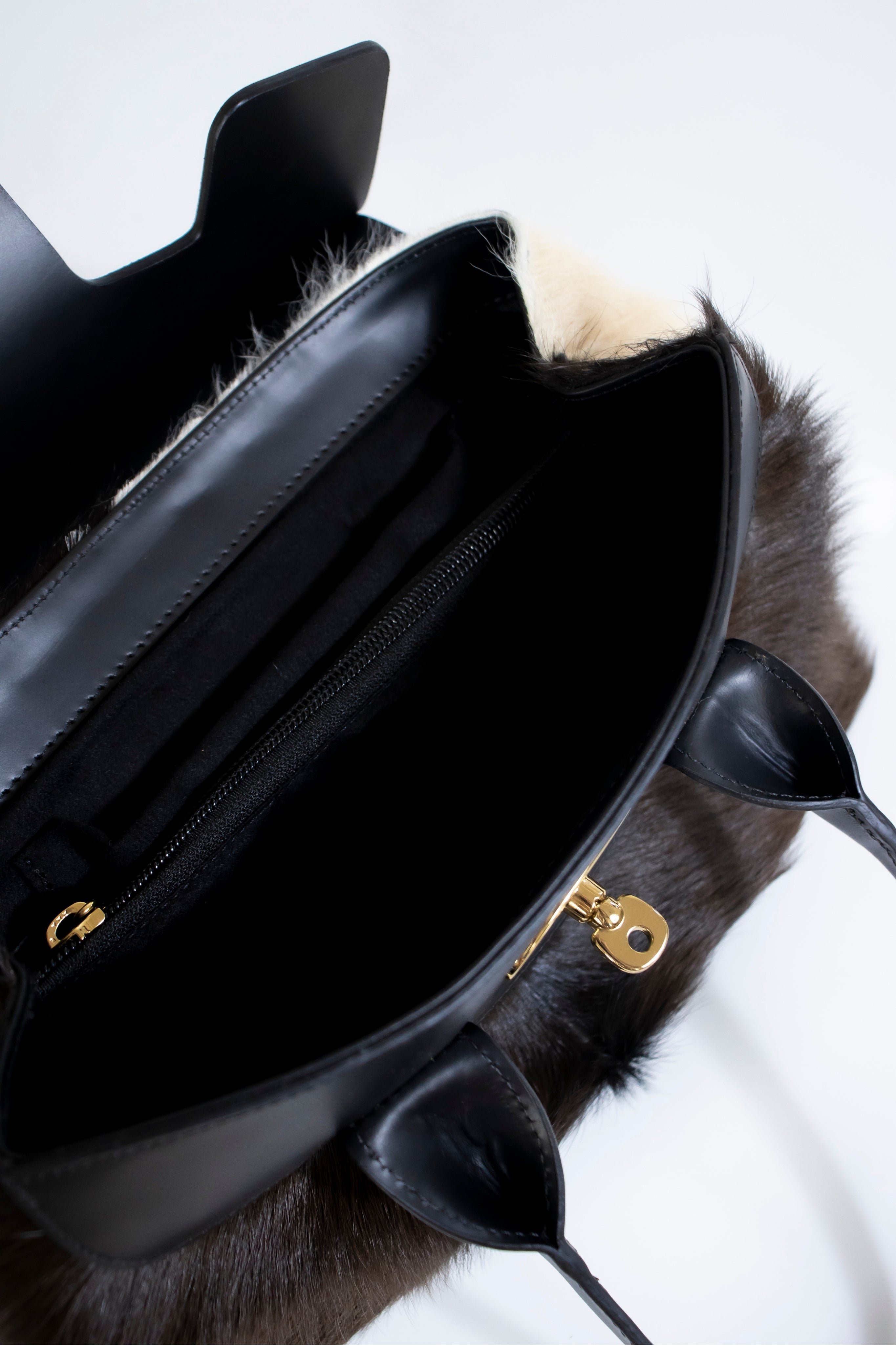 Bolsa Baby Jackie Pêlo Preto