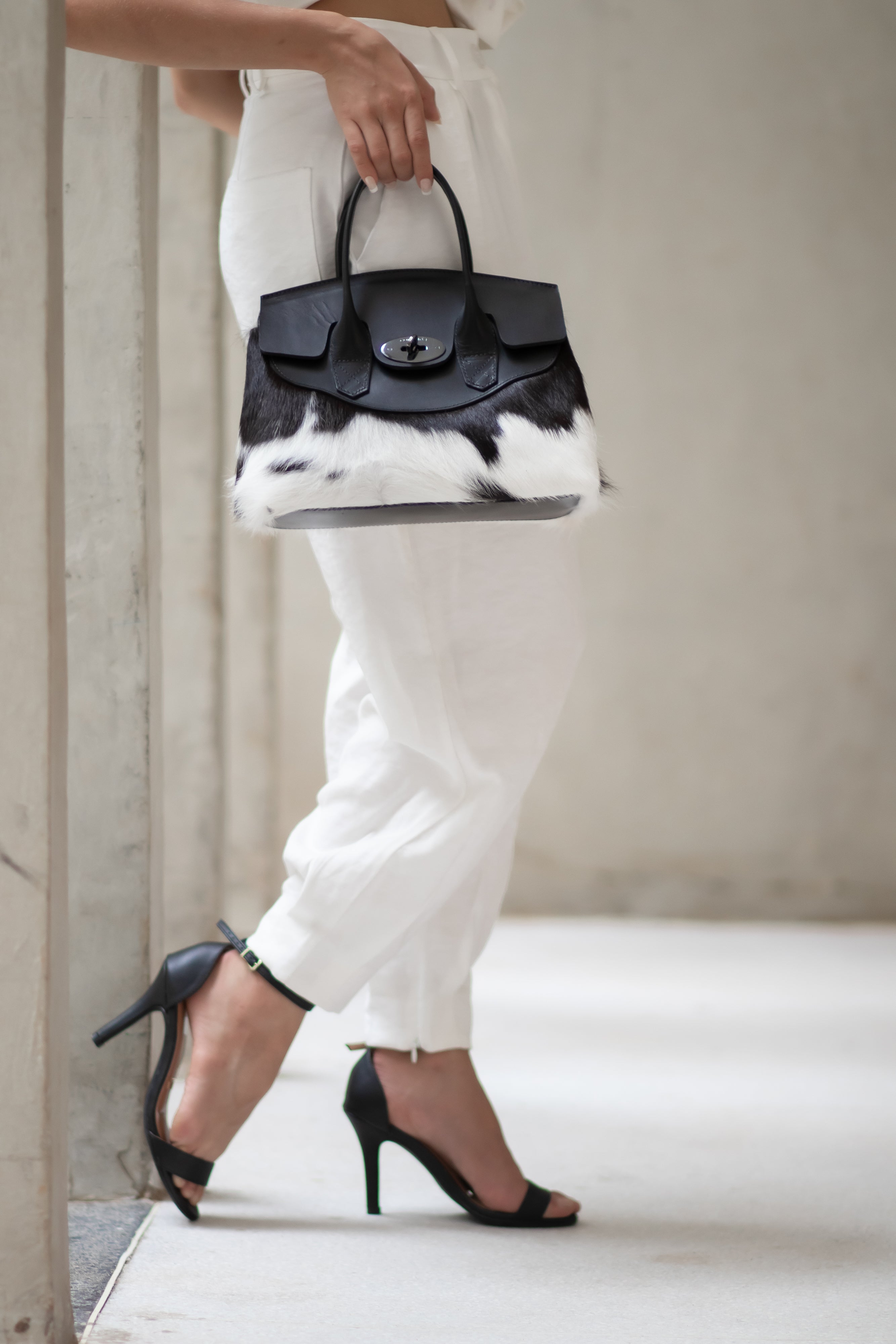 Bolsa Baby Jackie Pêlo Preto
