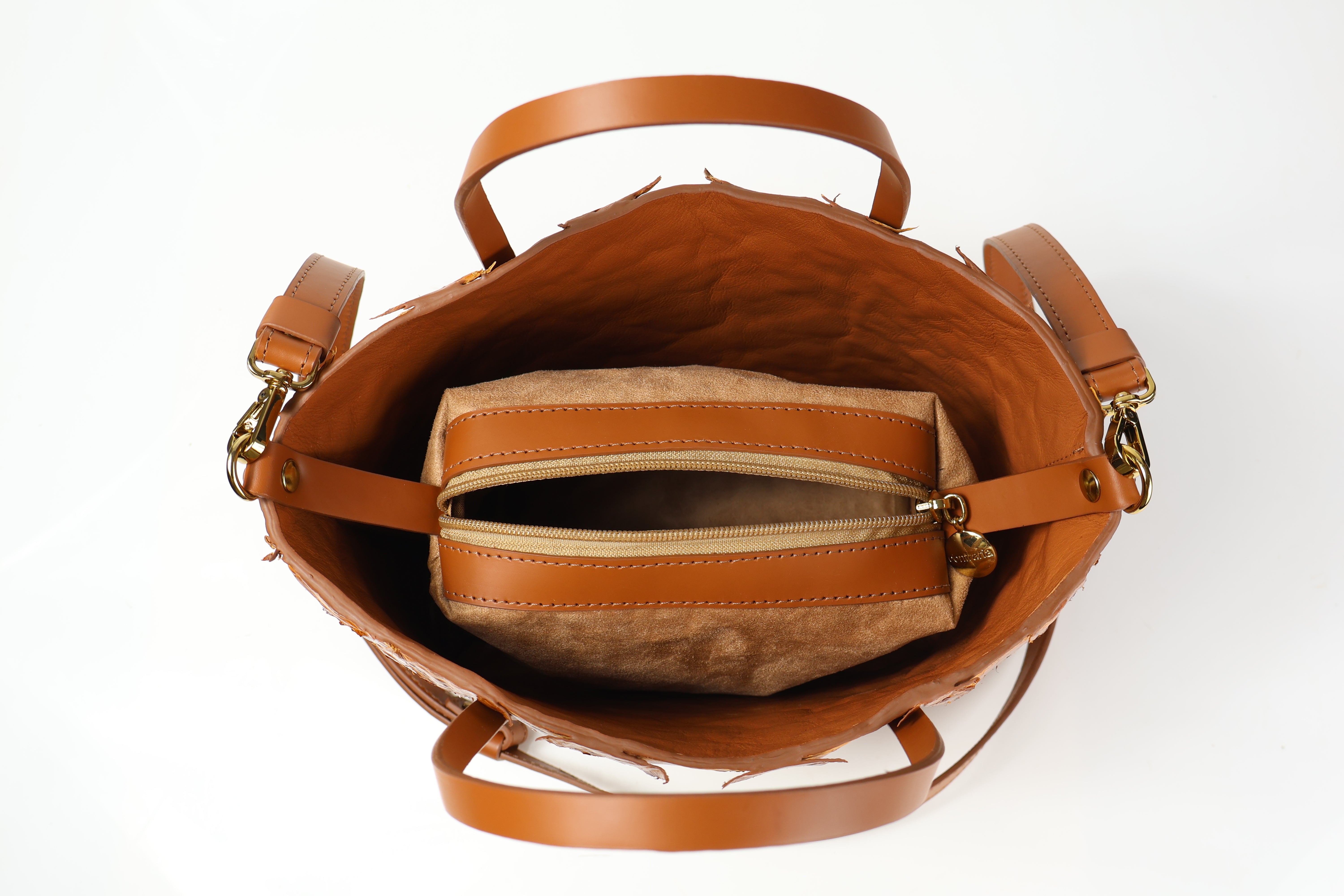 Bolsa Flora Pirarucu Camel