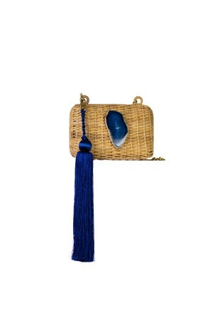 Clutch Baby Ágata Marine & Natural