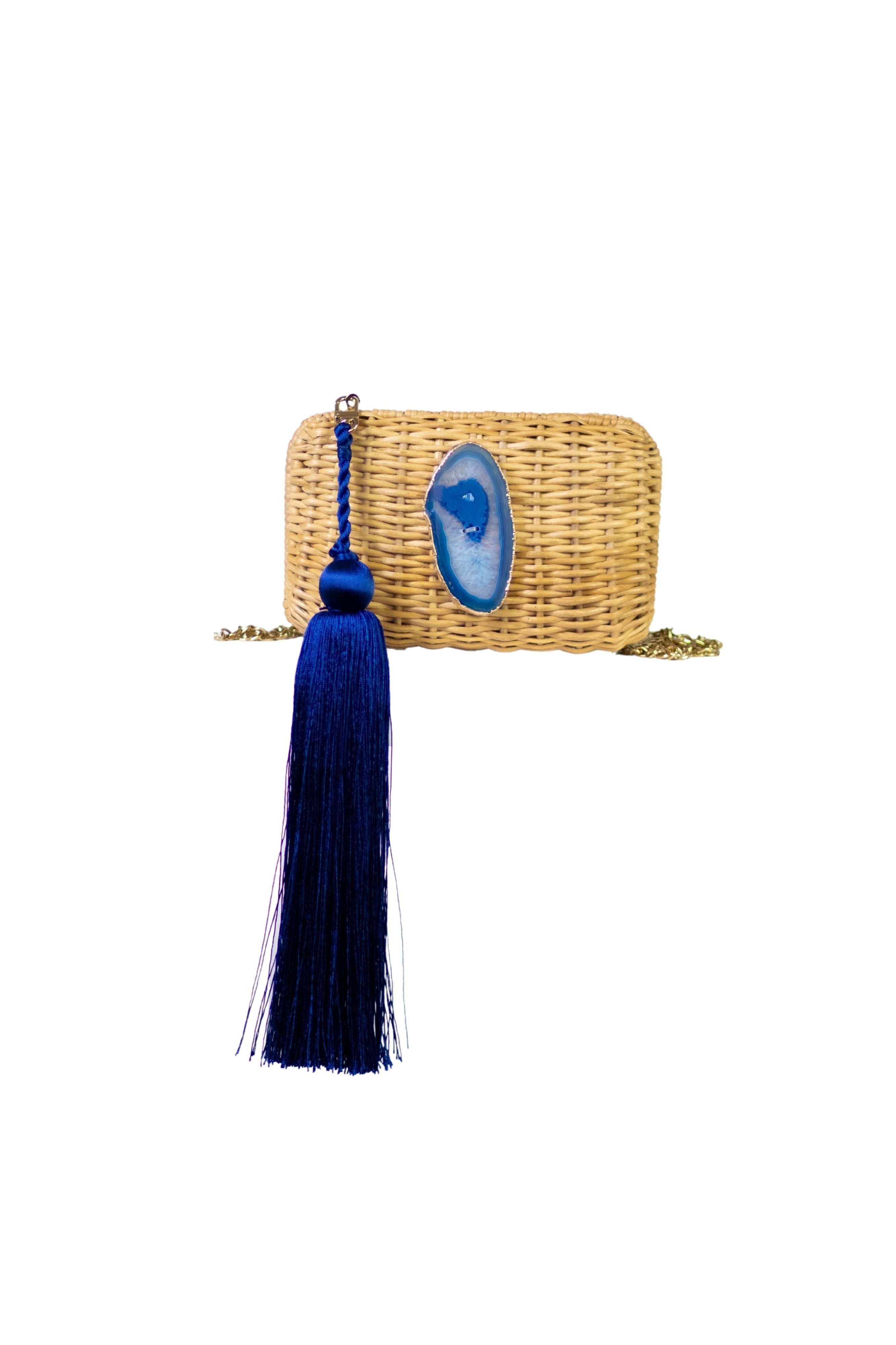 Clutch Baby Ágata Marine & Natural
