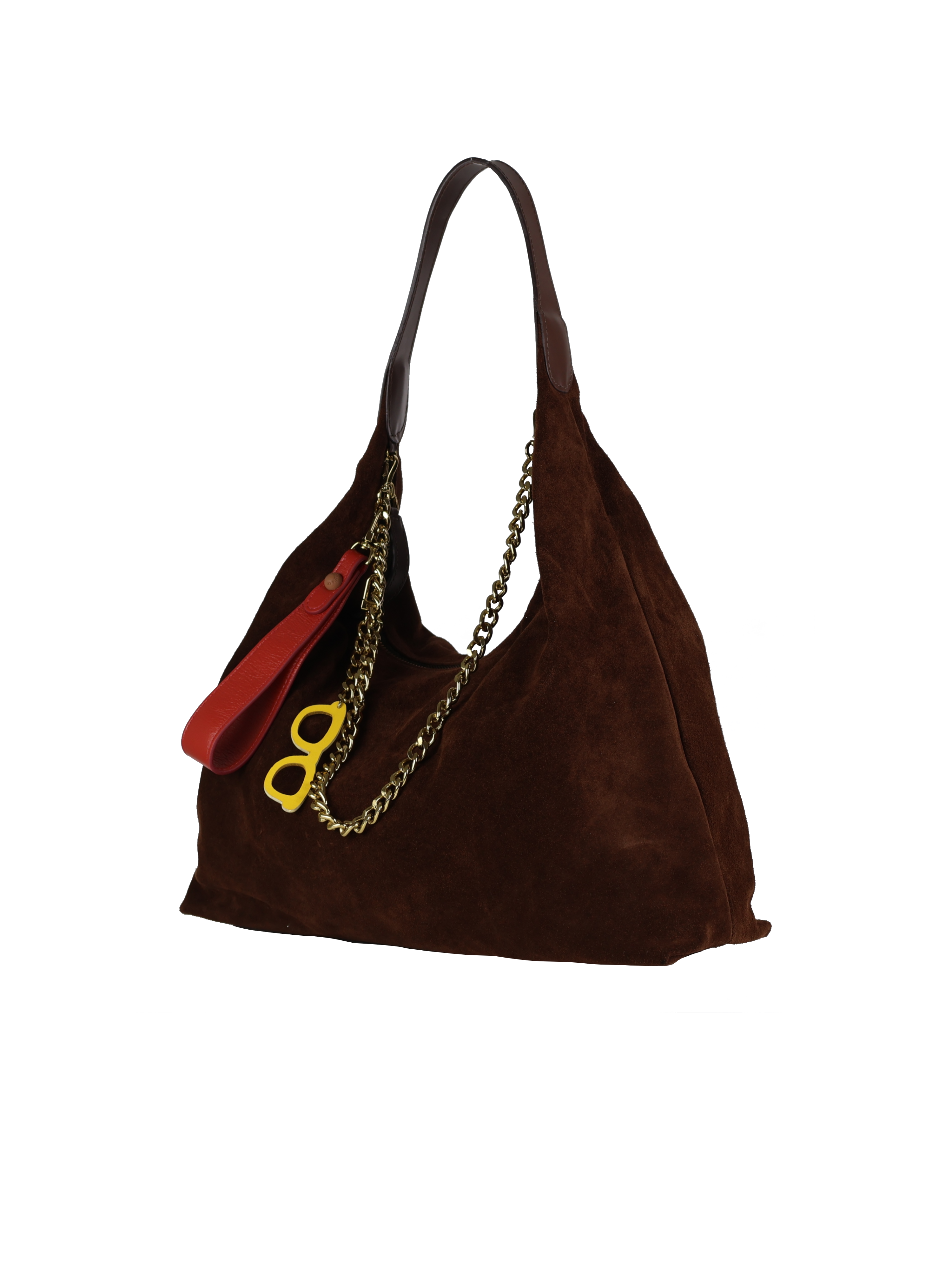 Hobo Bag Camurça Chocolate