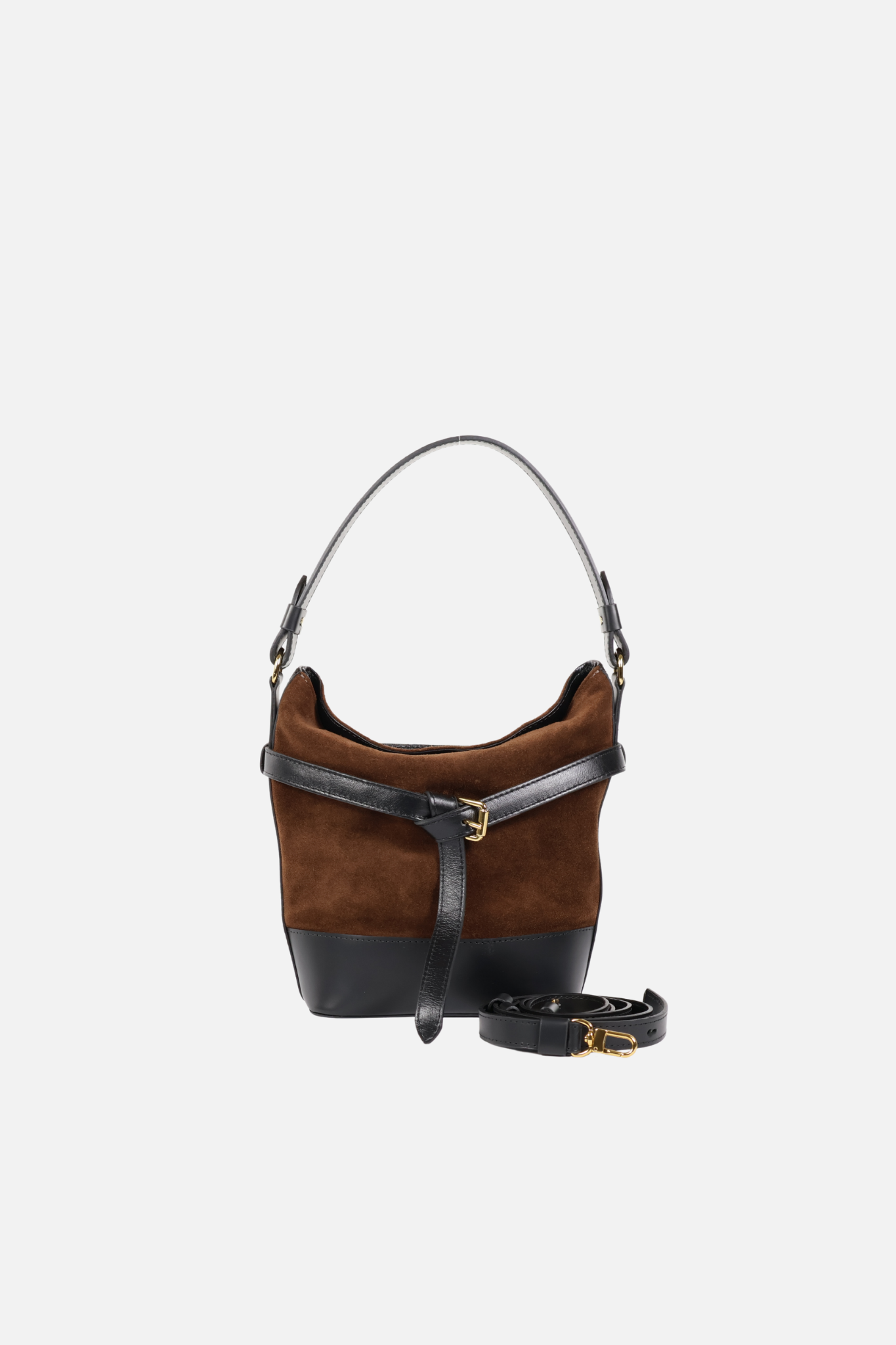 Bolsa Baby Aspen Camurça Chocolate