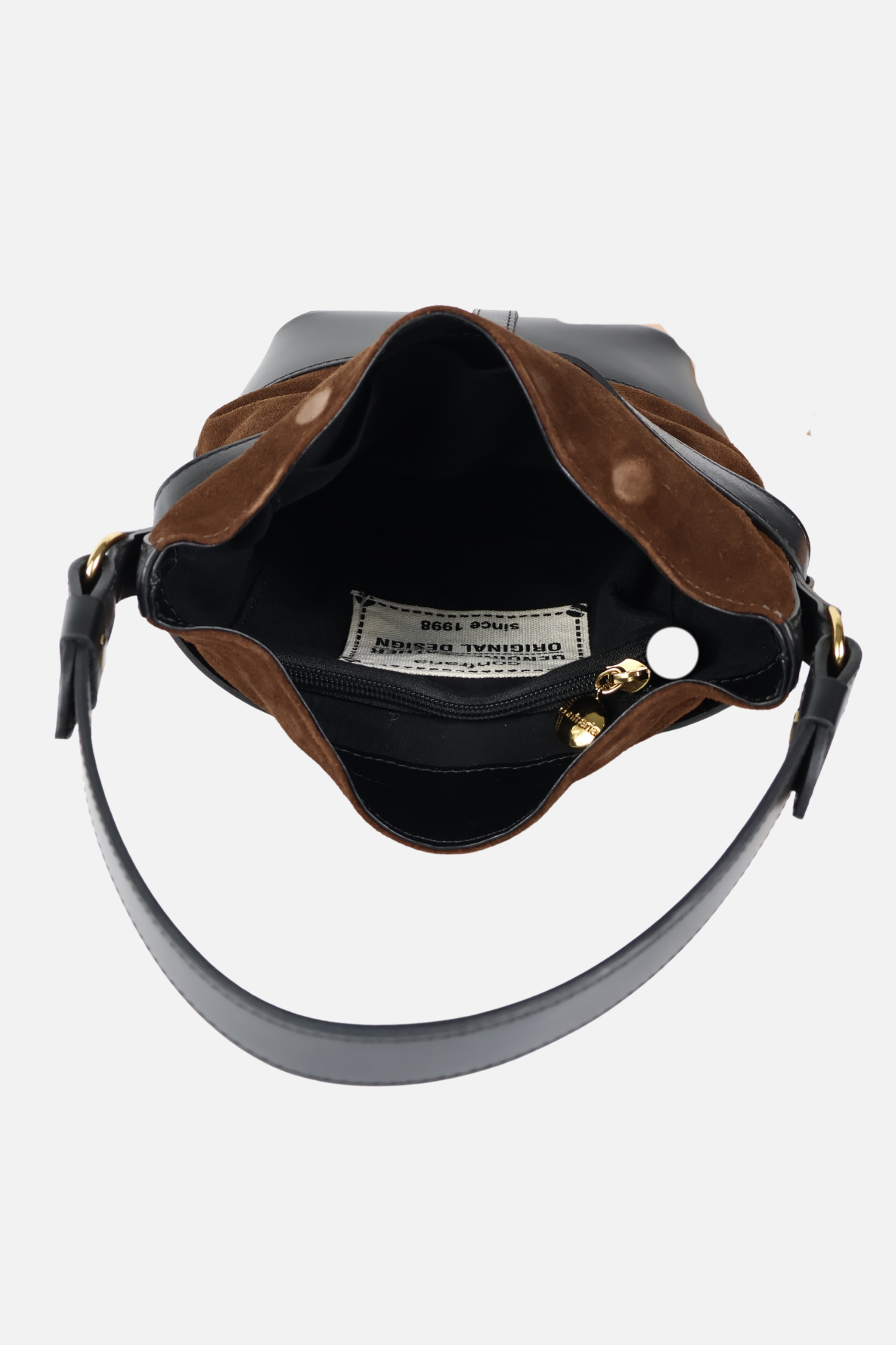 Bolsa Baby Aspen Camurça Chocolate