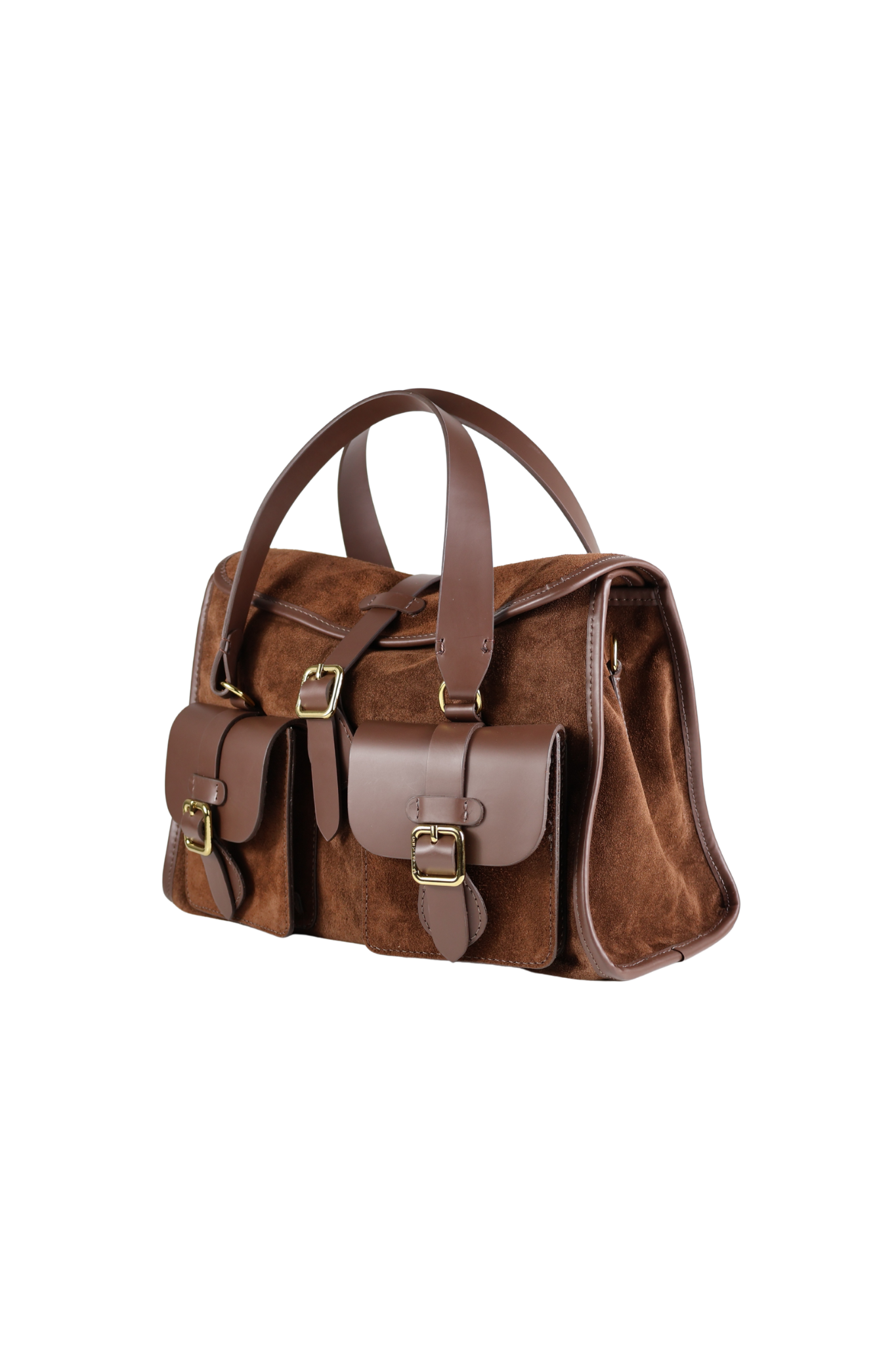 Bolsa Olivia Camurça Chocolate
