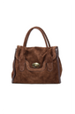 Bolsa Nekka Medium Camurça Chocolate