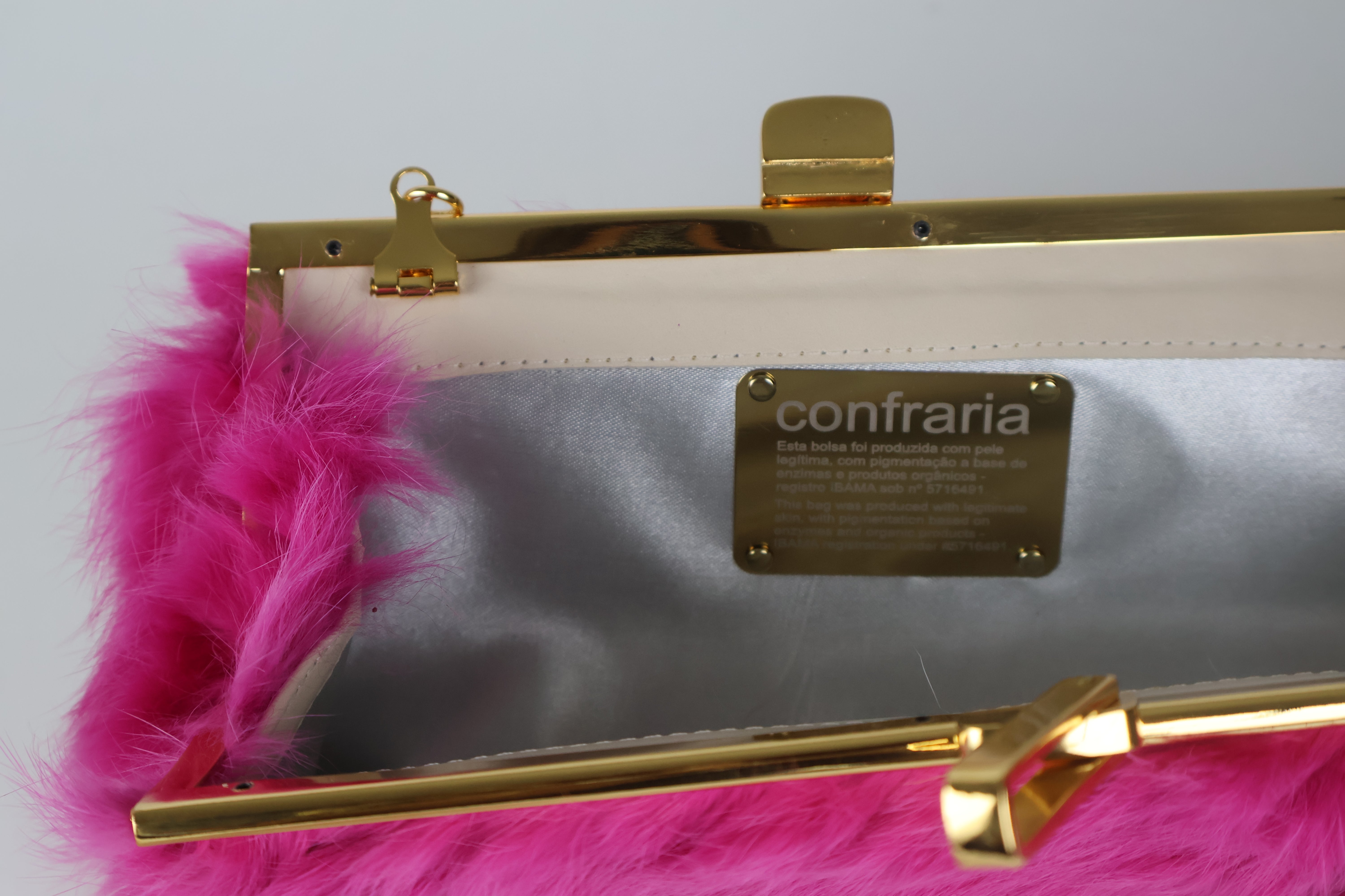 Clutch Nuit Pêlo Rosa