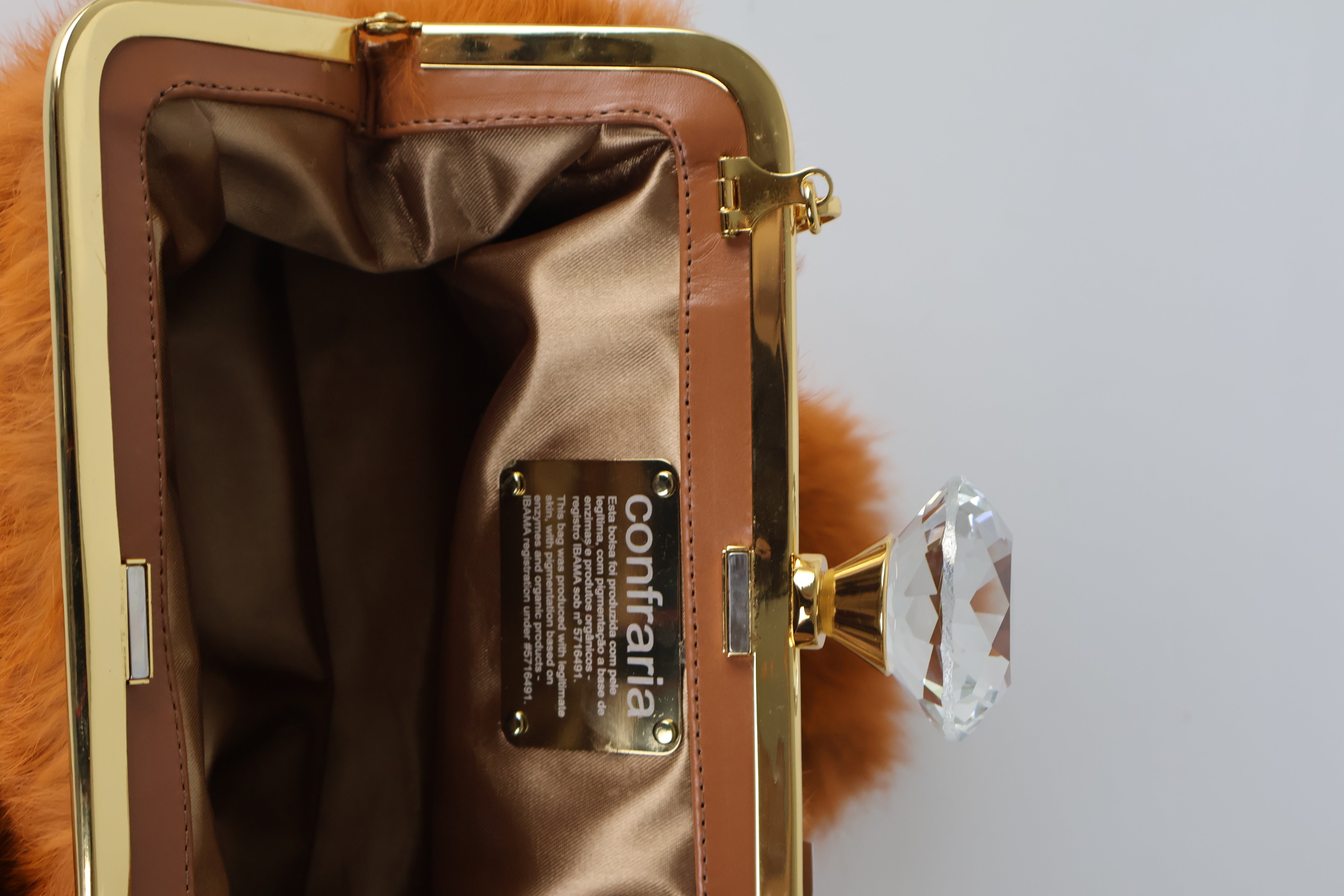 Clutch Helga Pêlo Natural