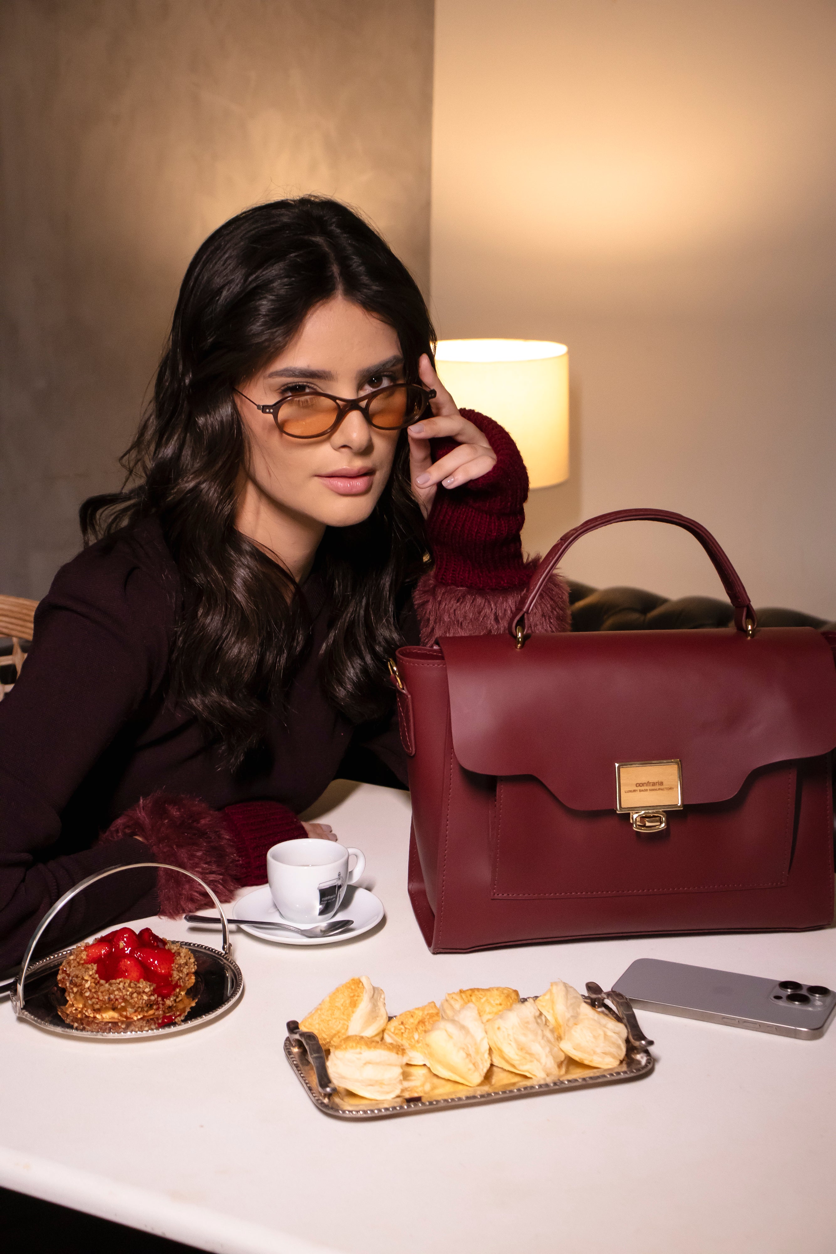 Bolsa Ayla Burgundy
