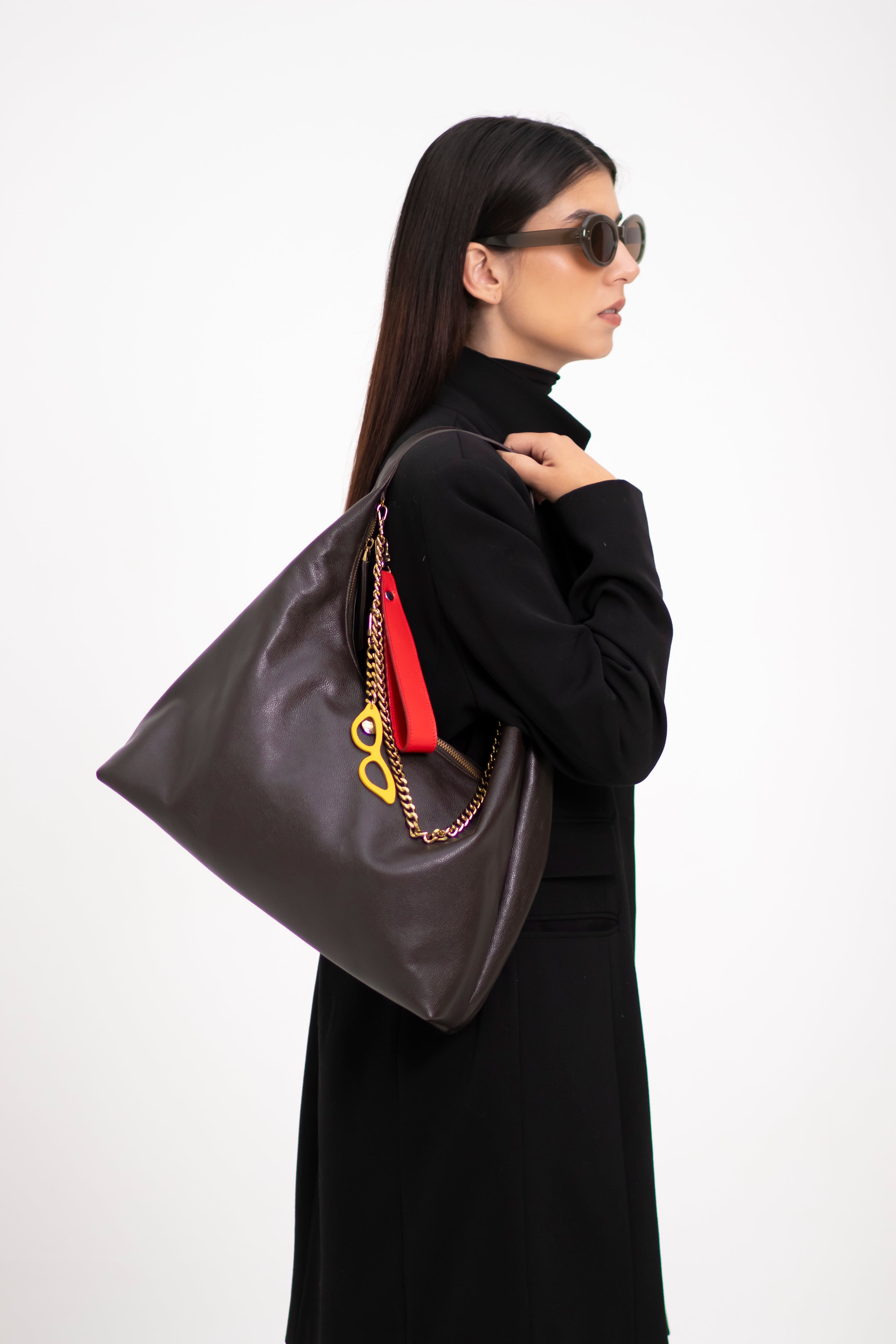 Bolsa Hobo Chocolate
